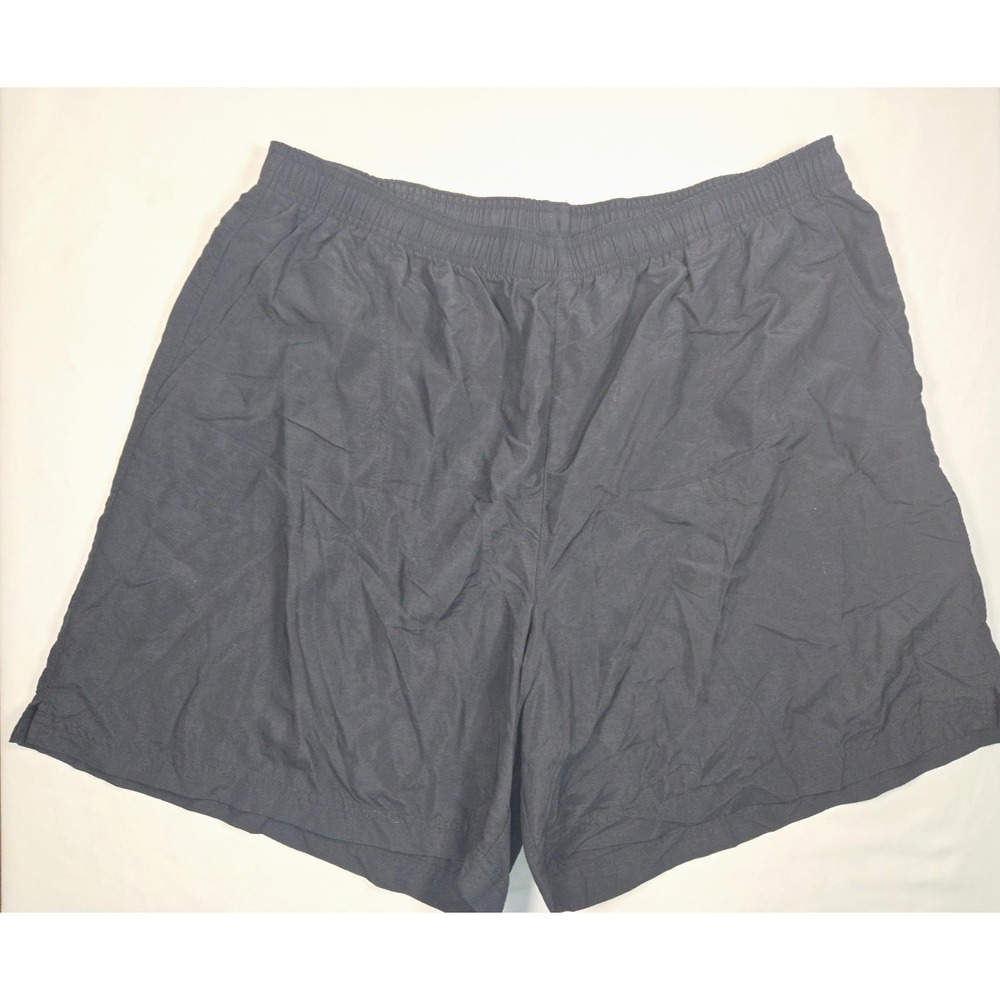 Columbia Womens 1X Black Nylon Hiking Shorts Elastic Waist Outdoor Gorpcore